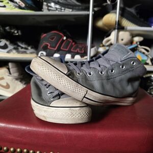 🔥 Converse Men's Size 9.5 Gray High-Top Athletic Shoes